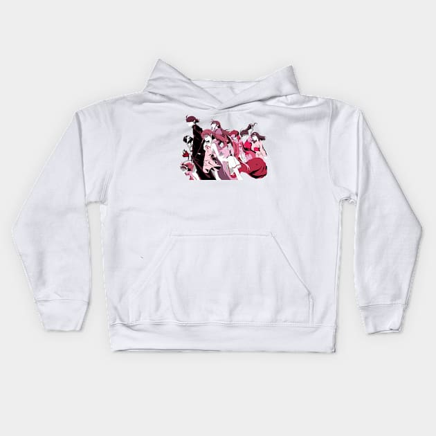 monogatari Kids Hoodie by Miri Art